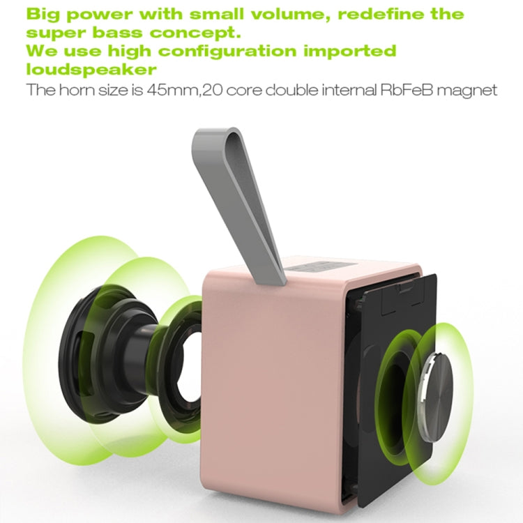 EWA A105 High Fidelity Bluetooth Lautsprecher, kleine Größe, hohe Leistung Bass, TWS Bluetooth Technologie, TF-Kartenunterstützung