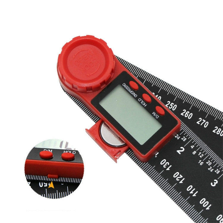 Zwei-in-eins Digitaler Winkelmesser, 200mm, 300mm