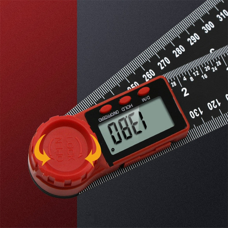 Zwei-in-eins Digitaler Winkelmesser, 200mm, 300mm