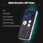 SK-012 8GB Diktiergerät USB Professionelles Diktaphon Digital Audio mit WAV MP3 Player VAR Funktion Aufnahme, SK-012 8GB