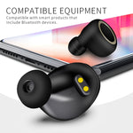 TWS-A1 Bluetooth Headset 5.0 True Wireless Mini Unsichtbare Sport-Kopfhörer zum Laufen mit Ladebox und Mikrofon