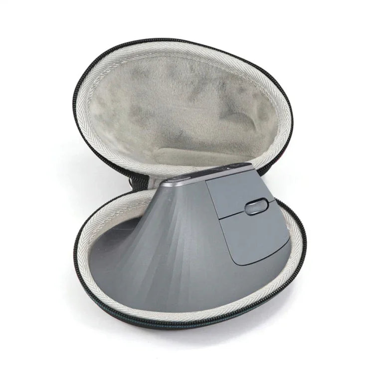 Logitech MX Vertikale Bluetooth-Maus mit ergonomischer Bildschirmdarstellung und Aufbewahrungstasche