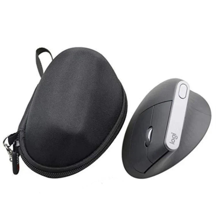 Logitech MX Vertikale Bluetooth-Maus mit ergonomischer Bildschirmdarstellung und Aufbewahrungstasche