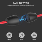 BT315 Sport Bluetooth Headset Kabelloser Stereo-Kopfhörer Bluetooth 4.1 Ohrhörer mit Mikrofon Sport-Bass Magnetische Halskette Ohrhörer
