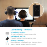 JDEX-TX10 Kabelloser 2-in-1 3,5mm Bluetooth 4.2 Audio-Empfänger und Sender Adapter, JDEX-TX10