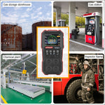 WINTACT WT8811 Mehrgas-Monitor LCD-Display Wiederaufladbar Multifunktion 4 in 1 Brennbare O2 H2S CO Gassensor Ton-Licht Vibration Alarm
