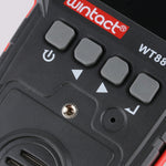 WINTACT WT8811 Mehrgas-Monitor LCD-Display Wiederaufladbar Multifunktion 4 in 1 Brennbare O2 H2S CO Gassensor Ton-Licht Vibration Alarm