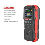 WINTACT WT8811 Mehrgas-Monitor LCD-Display Wiederaufladbar Multifunktion 4 in 1 Brennbare O2 H2S CO Gassensor Ton-Licht Vibration Alarm