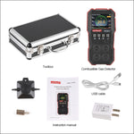 WINTACT WT8811 Mehrgas-Monitor LCD-Display Wiederaufladbar Multifunktion 4 in 1 Brennbare O2 H2S CO Gassensor Ton-Licht Vibration Alarm