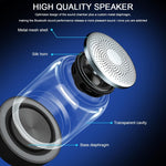 C7 Bluetooth 5.0 Lautsprecher, transparent, LED, leuchtender Subwoofer, TWS 6D Surround HIFI Stereo Coole Audio, C7