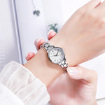 Skmei 1410 Lady Quartz Uhr Europäische und amerikanische Modeuhr Business Freizeit Stahlarmband Damenuhr
