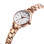 Skmei 1410 Lady Quartz Uhr Europäische und amerikanische Modeuhr Business Freizeit Stahlarmband Damenuhr