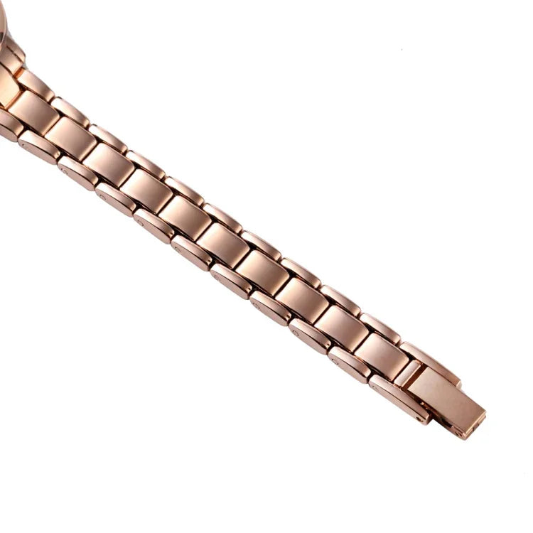 Skmei 1410 Lady Quartz Uhr Europäische und amerikanische Modeuhr Business Freizeit Stahlarmband Damenuhr