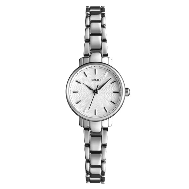 Skmei 1410 Lady Quartz Uhr Europäische und amerikanische Modeuhr Business Freizeit Stahlarmband Damenuhr