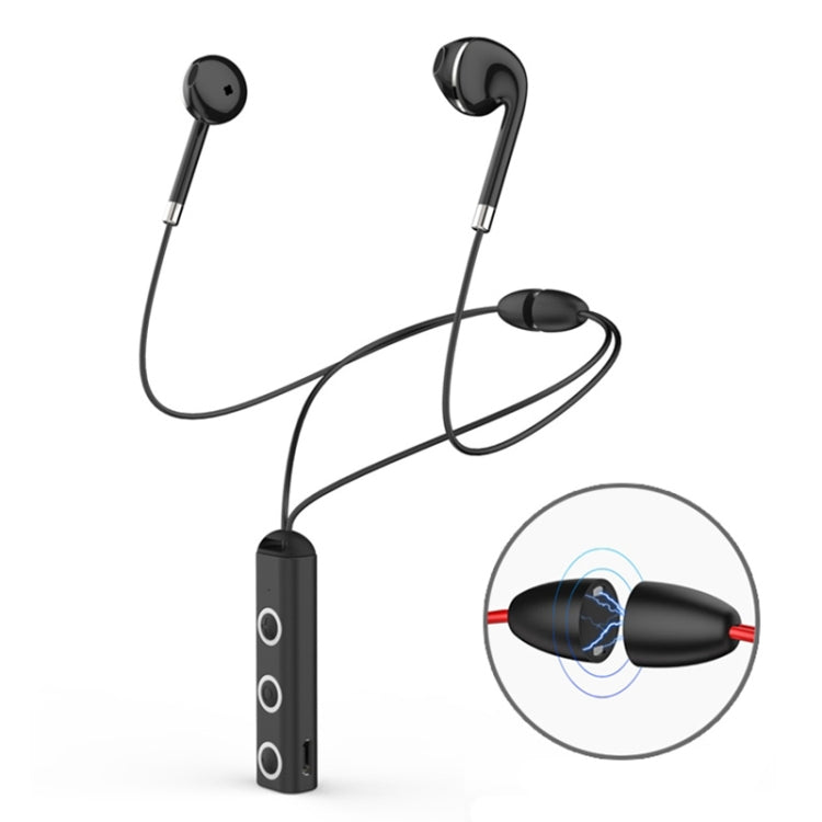 BT313 Magnetische Ohrhörer Sport Kabelloser Kopfhörer Freisprech Bluetooth HD Stereo Bass Headsets mit Mikrofon