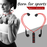 BT313 Magnetische Ohrhörer Sport Kabelloser Kopfhörer Freisprech Bluetooth HD Stereo Bass Headsets mit Mikrofon