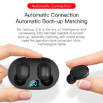E6S LED Display Kabelloser Kopfhörer TWS Bluetooth V5.3 Headsets Wasserdichte Bluetooth-Ohrhörer, E6S (Schwarz)