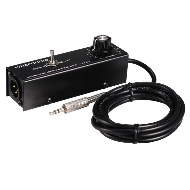 B012 Professionelles Stereo-Audiosignal, umgewandelt in symmetrisches Mikrofonsignal