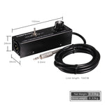 B012 Professionelles Stereo-Audiosignal, umgewandelt in symmetrisches Mikrofonsignal