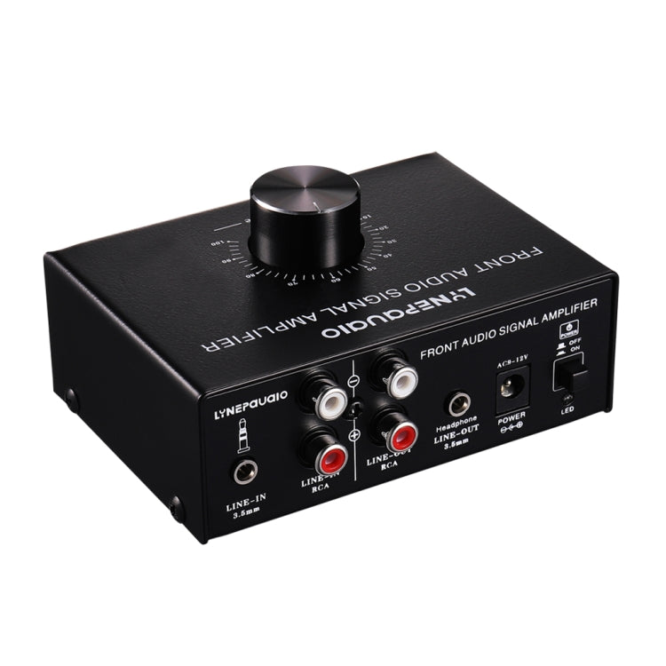 B015 Stereo-Frontsignalverstärker Kopfhörer-Lautsprecherverstärker Headset mit Dual-Audioquellen, B015