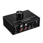 B015 Stereo-Frontsignalverstärker Kopfhörer-Lautsprecherverstärker Headset mit Dual-Audioquellen, B015
