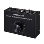 B015 Stereo-Frontsignalverstärker Kopfhörer-Lautsprecherverstärker Headset mit Dual-Audioquellen, B015