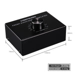 B015 Stereo-Frontsignalverstärker Kopfhörer-Lautsprecherverstärker Headset mit Dual-Audioquellen, B015