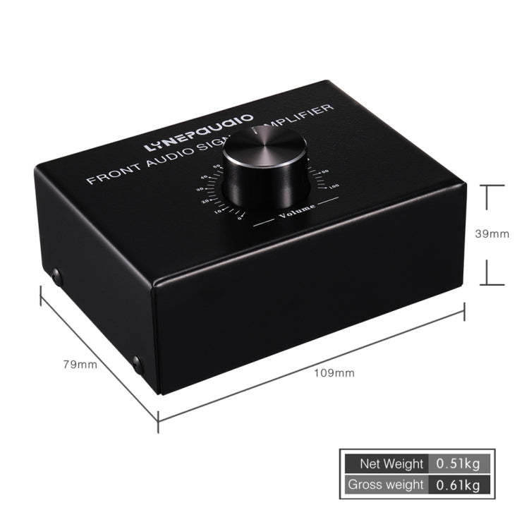 B015 Stereo-Frontsignalverstärker Kopfhörer-Lautsprecherverstärker Headset mit Dual-Audioquellen, B015