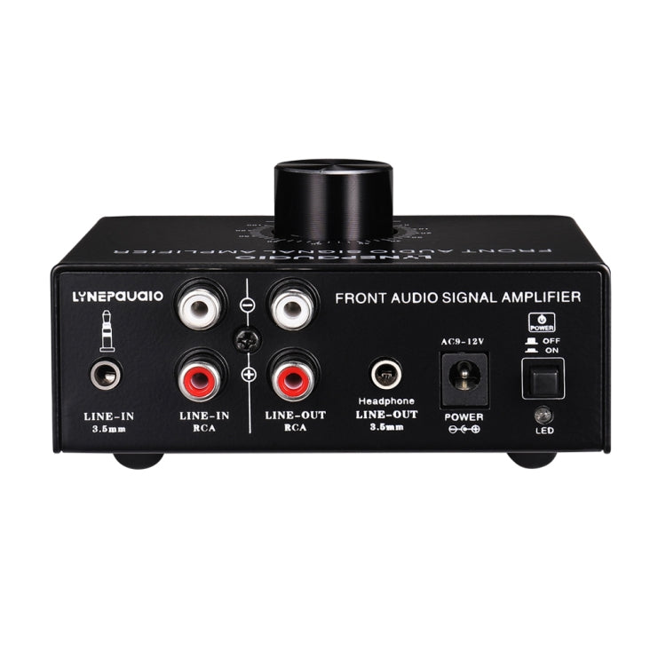 B015 Stereo-Frontsignalverstärker Kopfhörer-Lautsprecherverstärker Headset mit Dual-Audioquellen, B015