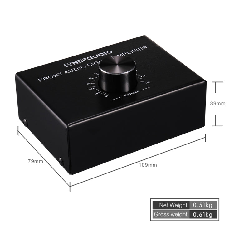 B015 Stereo-Frontsignalverstärker Kopfhörer-Lautsprecherverstärker Headset mit Dual-Audioquellen, B015