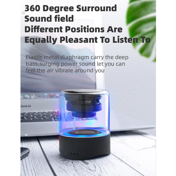 Fineblue MK-22 TWS Magnetische Absorption Bluetooth Lautsprecher mit LED Licht Lautsprecher