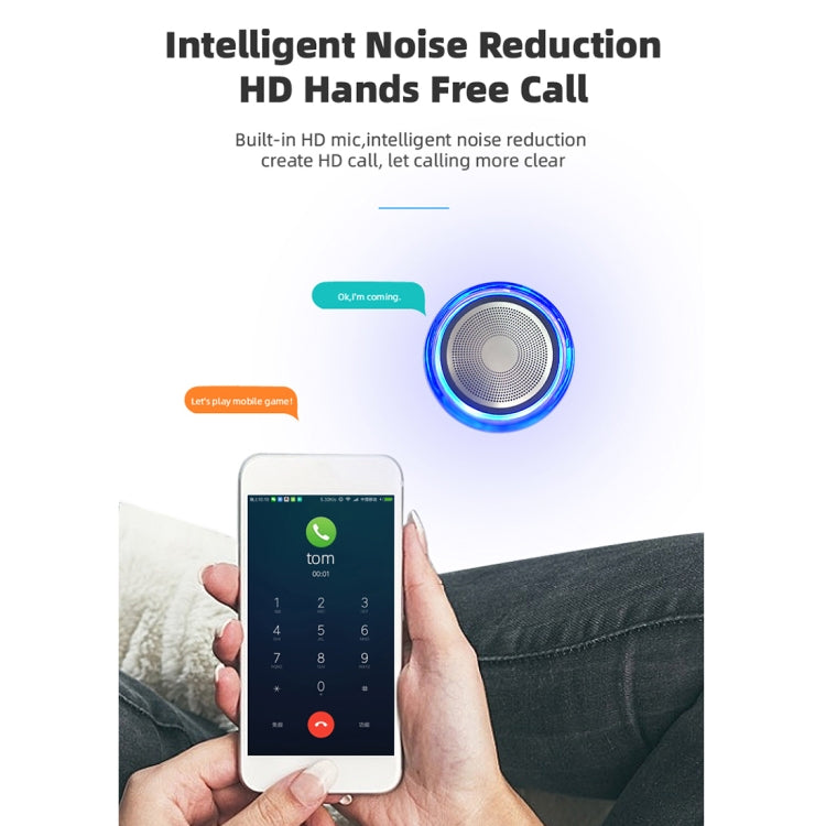 Fineblue MK-22 TWS Magnetische Absorption Bluetooth Lautsprecher mit LED Licht Lautsprecher