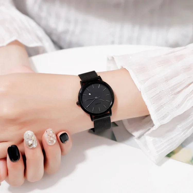 SKMEI 1530 Fashion Europe And America Simple Business Women Wristwatch Elegant Thin Female Student Quartz Watch