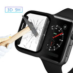 ENKAY Hat-Prince Schutzhülle aus Polycarbonat mit Rundumschutz + Displayschutz aus gehärtetem Glas für Apple Watch Series 6 / 5 / 4 / SE 3 / SE 2 / SE 1 44 mm