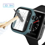 ENKAY Hat-Prince Schutzhülle aus Polycarbonat mit Rundumschutz + Displayschutz aus gehärtetem Glas für Apple Watch Series 6 / 5 / 4 / SE 3 / SE 2 / SE 1 44 mm