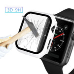 ENKAY Hat-Prince Schutzhülle aus Polycarbonat mit Rundumschutz + Displayschutz aus gehärtetem Glas für Apple Watch Series 6 / 5 / 4 / SE 3 / SE 2 / SE 1 44 mm
