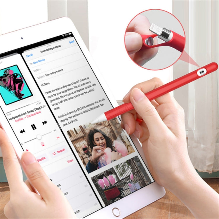 Geeignet für Apple Pencil 1. Generation Stylus-Touchpen Silikon-Schutzhülle Stiftkappe