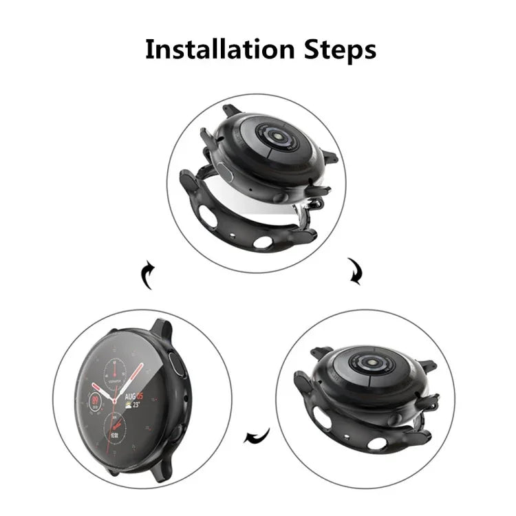 ENKAY Hat-prince Schutzhülle aus galvanisiertem TPU für Samsung Galaxy Watch Active 2 44mm