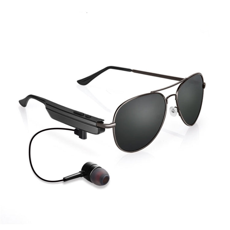 A8 Kabelloser Kopfhörer Bluetooth Headset Sonnenbrille Musikkopfhörer Smart Glasses In-Ear Freisprecheinrichtung mit Mikrofon, A8
