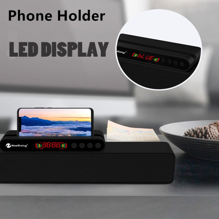 Newrixing NR5017 LED Bluetooth Tragbarer Lautsprecher TWS Verbindung Lautsprecher Soundsystem 10W Stereo Surround Lautsprecher