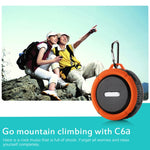 C6a Outdoor Chuck kabelloser Bluetooth-Autolautsprecher mit Saugnapf, unterstützt TF-Karte