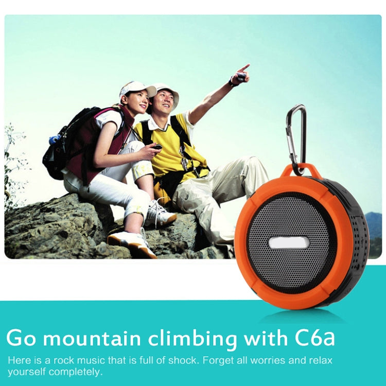 C6a Outdoor Chuck kabelloser Bluetooth-Autolautsprecher mit Saugnapf, unterstützt TF-Karte