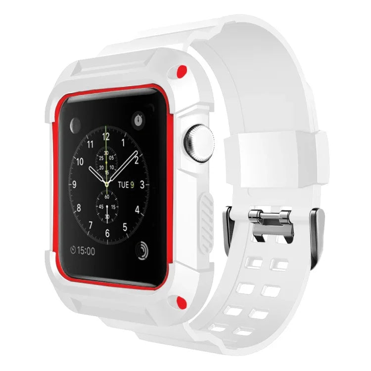 Silikonarmband für Apple Watch 3 / 2 / 1. Generation, 42 mm, All-in-One