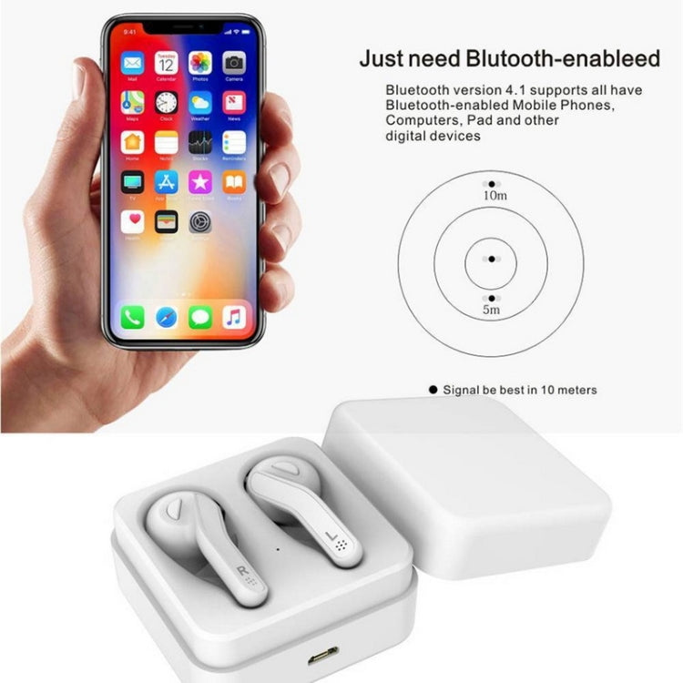 T88 Mini Touch-Steuerung Hifi Kabellose Bluetooth Ohrhörer TWS Kabellose Ohrstöpsel mit Ladebox