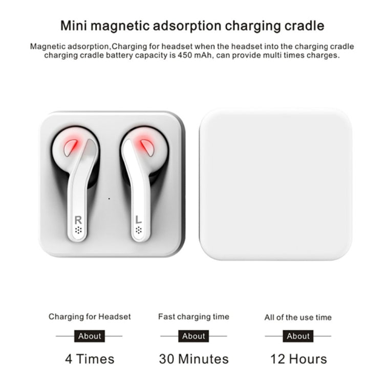 T88 Mini Touch-Steuerung Hifi Kabellose Bluetooth Ohrhörer TWS Kabellose Ohrstöpsel mit Ladebox