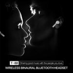 T88 Mini Touch-Steuerung Hifi Kabellose Bluetooth Ohrhörer TWS Kabellose Ohrstöpsel mit Ladebox