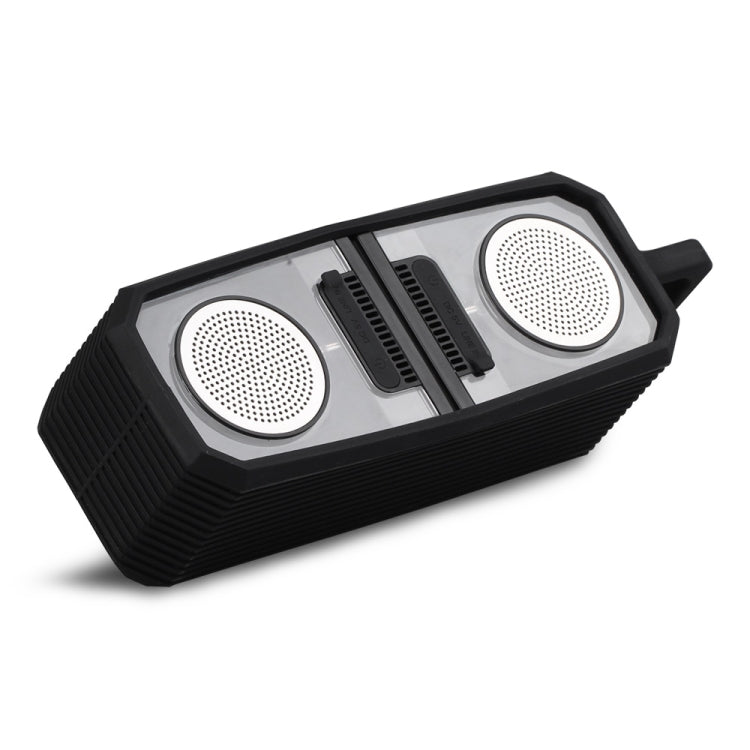 BT628 10W Tragbare TWS Transparente Bluetooth-Lautsprecher mit magnetisch verbindbarer Basis Outdoor Stereo Bass Subwoofer