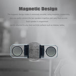 BT628 10W Tragbare TWS Transparente Bluetooth-Lautsprecher mit magnetisch verbindbarer Basis Outdoor Stereo Bass Subwoofer