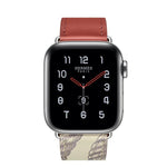 Für Apple Watch 3 / 2 / 1 Generation 42 mm Universal-Siebdruck-Armband mit einem Ring