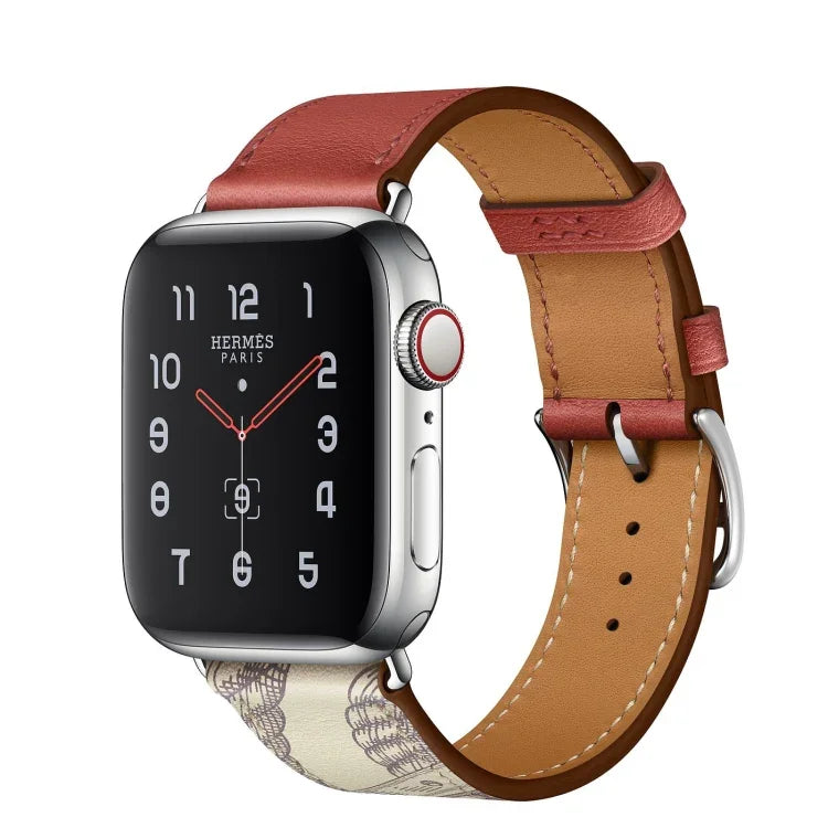 Für Apple Watch 3 / 2 / 1 Generation 42 mm Universal-Siebdruck-Armband mit einem Ring